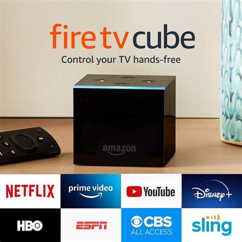 Amazon Fire TV Cube 2nd Gen Latest Hands Free Alexa 4K HDR UHD UltraHD