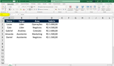 Como Reexibir Colunas No Excel Atuar Cursos