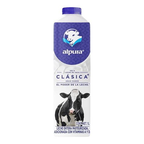 Leche Alpura Clásica entera 1 l Bodega Aurrera Despensa a tu Casa