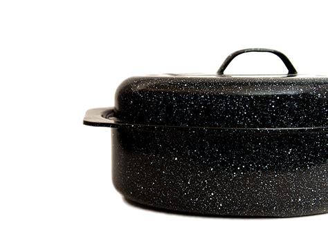 Amazon Granite Ware Inch Covered Oval Roaster Black