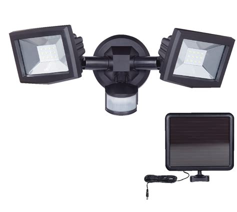 NOMA LED Solar Powered Outdoor Solar Motion Flood Light, Weather ...