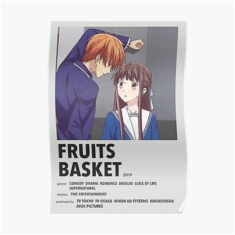 2019 Fruits Basket Anime Comedy Poster For Sale By OLMP Redbubble