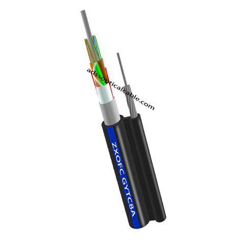 GYTC8A Figure 8 Câble à fibres optiques Câble aérien autoportant étanche