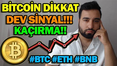 BİTCOİN PATLAMAYA HAZIR BİTCOİN DE YÜKSELİŞ GELECEK Mİ YouTube