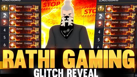 RATHI GAMING GLITCH REVEAL FOR RANK PUSH BR RANK NEW GLITCH IN FREE