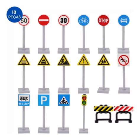 Mini Placas De Trânsito Para Pistas Hot Wheels Peças