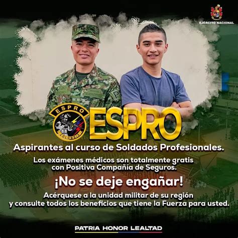 Gratuidad en los exámenes médicos para incorporarse como soldado