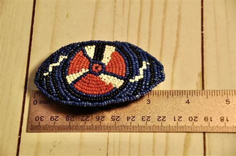 Navajo Hair Clip Barrette Native American Hand Made B Gem