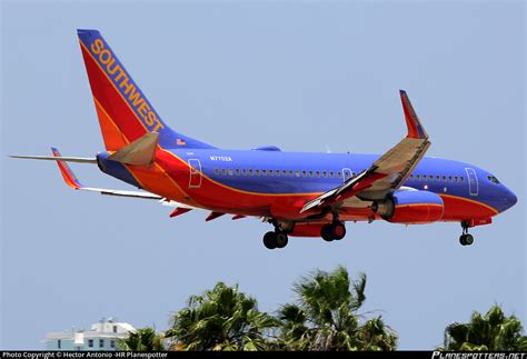 N7702A Southwest Airlines Boeing 737 7BD WL Photo By Hector A Rivera