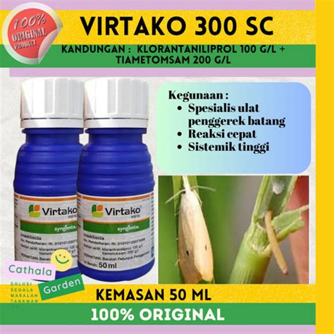 Jual Virtako Sc Kemasan Ml Insektisida Racun Hama Ulat Padi