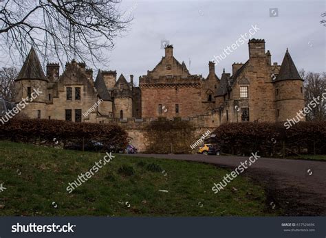 Dalzell House Core 15thcentury Tower House Stock Photo 617524694