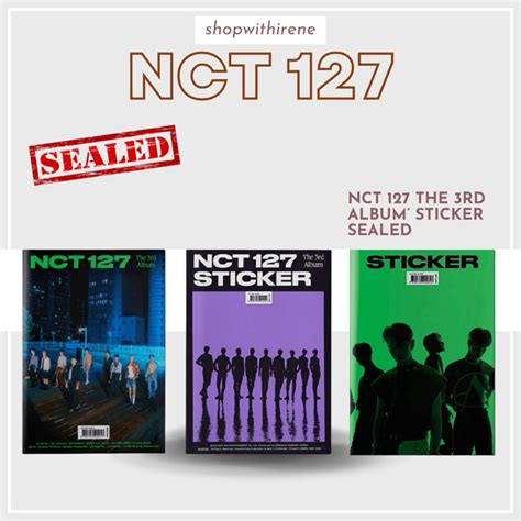 Nct 127 The 3rd Album Sticker Seoul City Ver Photobook Ver Sticky