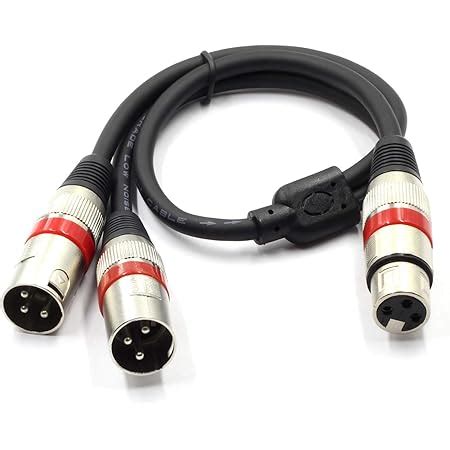 Siyear C Ble Adaptateur R Partiteur Audio Xlr M Le Broches Vers