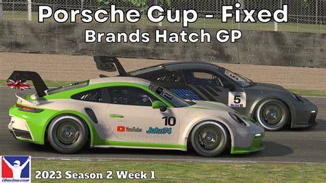 Race Long Battles IRacing Porsche Cup Fixed Brands Hatch GP 2023