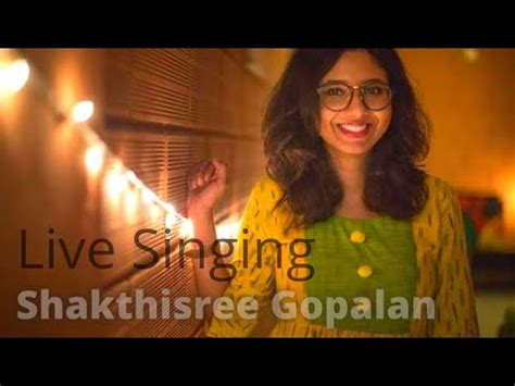 Shakthisree Gopalan Live Singing Osm Performance Naan Nee