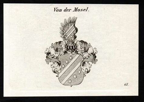 Von Der Mosel Wappen Coat Of Arms Adel Heraldik Heraldry Nr