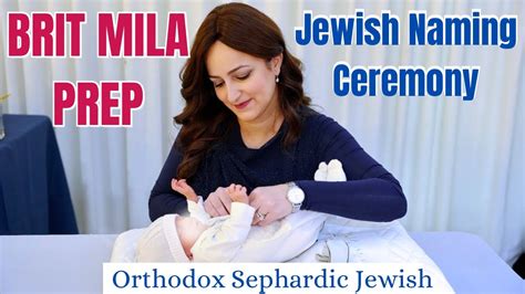 Brit Mila Prep Orthodox Sephardic Jewish Bris Naming Ceremony Baby