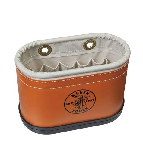 Klein Tools Hard Body Bucket 14 Pocket Oval Bucket With Kickstand