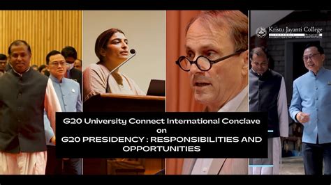 G20 University Connect International Conclave YouTube