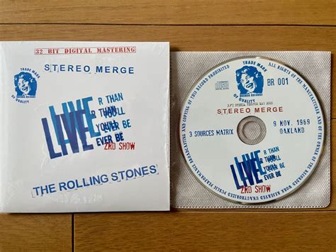 TMOQ BRENDA RECORDS The Rolling Stones LIVE R THAN YOU LL EVER BE 2ND