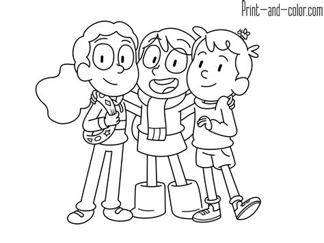 Hilda Coloring Pages Print And