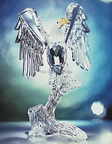 Swarovski Crystal Bald Eagle Mint Boxed Retired Rare For Sale