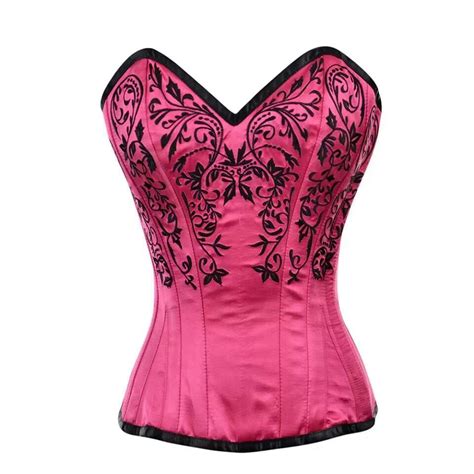 Sexy In Pink Corsets And Bustiers Pink Satin Corset Fashion