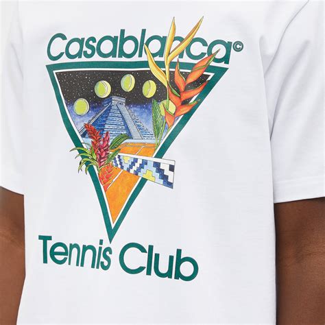 Casablanca Tennis Club Icon T Shirt White End Us