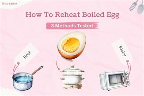 How To Reheat Boiled Eggs I Test 3 Methods Pics Pantry Larder