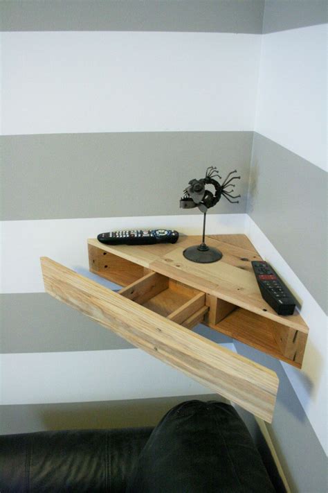 Diy Floating Corner Shelf With Drawer : DIY floating shelves with drawers. | dom | Pinterest ...