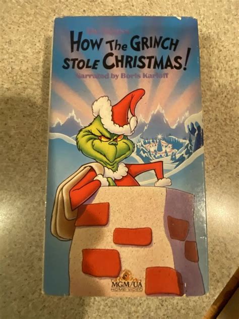 How The Grinch Stole Christmas Vhs 1990 27616101136 Ebay