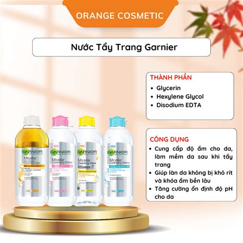 N C T Y Trang L M S Ch S U Garnier Micellar Cleansing Water Ml