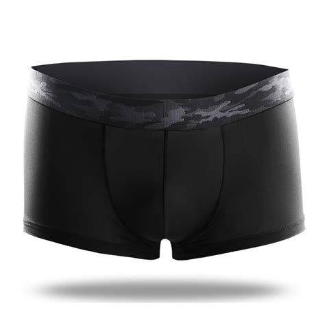 Cal Es Respir Veis Ultrafinos Masculinos De Seda Gelo Cuecas Boxers