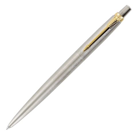 New PARKER JOTTER STAINLESS STEEL GT GOLD PLATED TRIM Ballpoint BALL