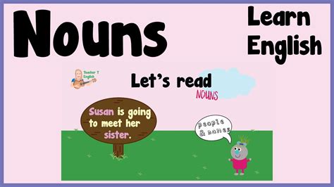 Learn Nouns Nouns For Kids Fun And Easy Practice Your English