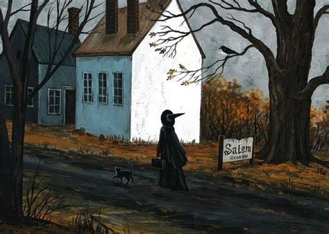 X Salem Witch Black Cat Ryta Halloween Trial Landscape Injustice