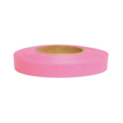 941300 6 Presco Products Co Flagging Tape Fluorescent Pink 1 2 In