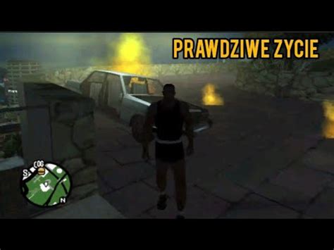 GTA SA PRAWDZIWE ZYCIE 12 Podpalili mi samochód YouTube