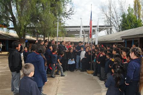 Andes on line Inauguran techumbre en Escuela El Corazón de San Esteban