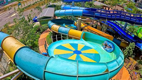 The Flying Saucer Water Slide At SplashMania Waterpark YouTube