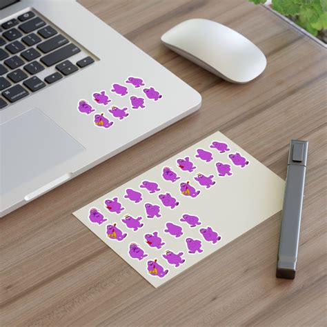 Grimace Sticker Sheet Hbd Grimace Shake Mc Donald S Etsy Australia