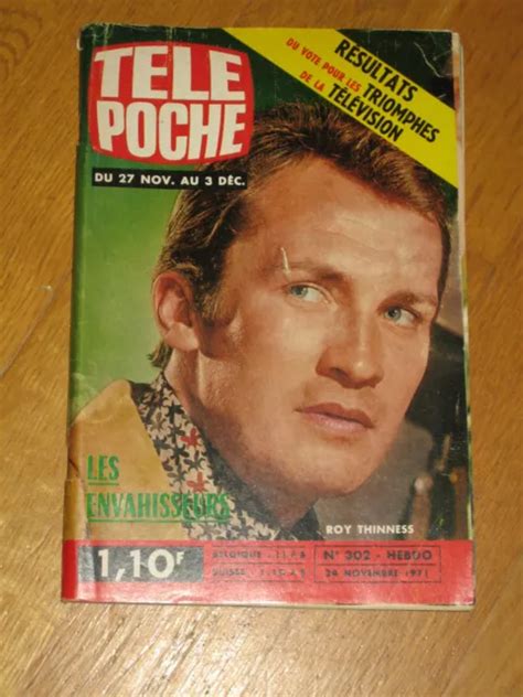 TELE POCHE 1971 N 302 Complet Les Envahisseurs Roy Thinnes EUR 15 00