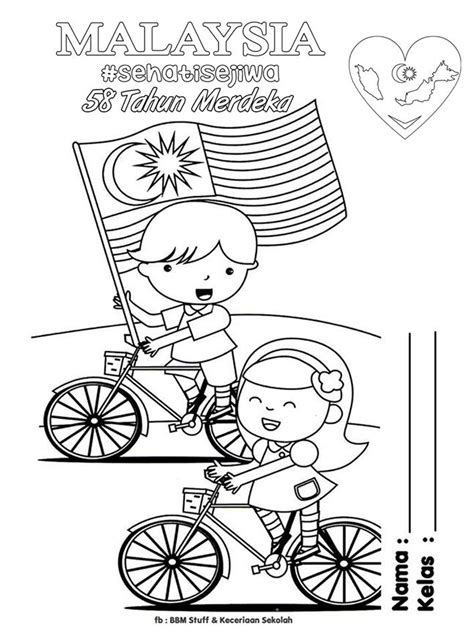 Merdeka Coloring Pages For Kids Parenting Times