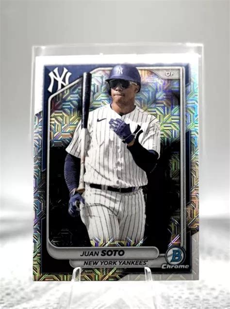 JUAN SOTO 2024 Bowman Rifrattore Mojo Cromato SP New York Yankees 78