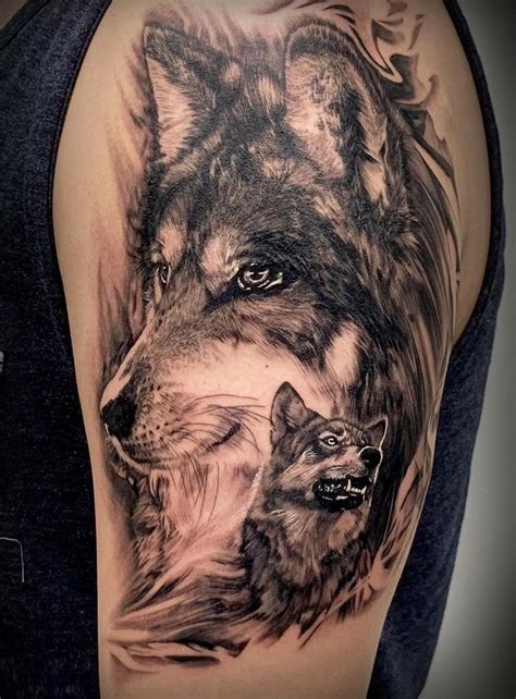 90 wolf tattoo designs – Artofit