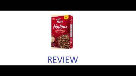 Post Tim Hortons Cafe Mocha Flavoured Cereal Reivew Youtube