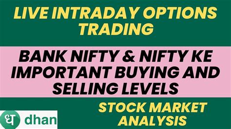 Stock Market Analysis Bank Nifty And Nifty Live Prediction Bank Nifty