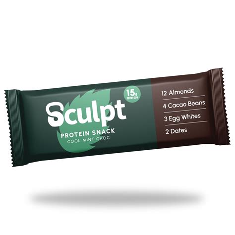 Cool Mint Choc Sculpt Bar – Box of 12 – The Six Pack Nutrition