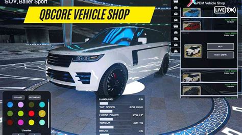 [fivem] Qbcore Vehicle Shop Fivem Roleplay Script Qbcore Shop Youtube