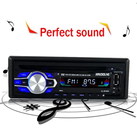 New 1 Din 12v Car Radio Bluetooth Dvd Vcd Cd Tuner Stereo Fm Mp3 Audio